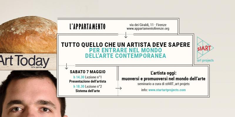 L’artista oggi: Muoversi e promuoversi nel mondo dell’arte seminario a cura di stART_art projects