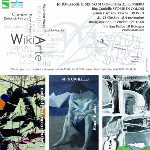 Mostra di Jo Ravizzotti - Rita Cardelli - Gianni Baccaro