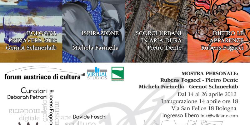 Mostra personale di Rubens Fogacci, Gernot Schmerlaib, Michela Farinella, Pietro Dente
