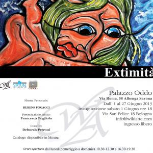Exitimità mostra personale di Rubens Fogacci a Palazzo Oddo