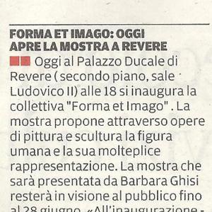 FORMA ET IMAGO al PALAZZO DUCALE DI REVERE (MN) 6-28 GIUGNO 2015