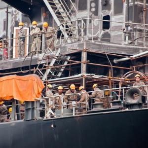 China. Shanghai. Contrasts between old and new 2/2