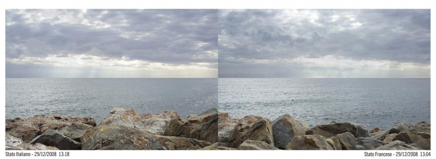 I confini non risiedono nelle cose - Confine: Stato Italiano - Stato Francese I confini non risiedono nelle cose - Confine: Stato Italiano - Stato Francese