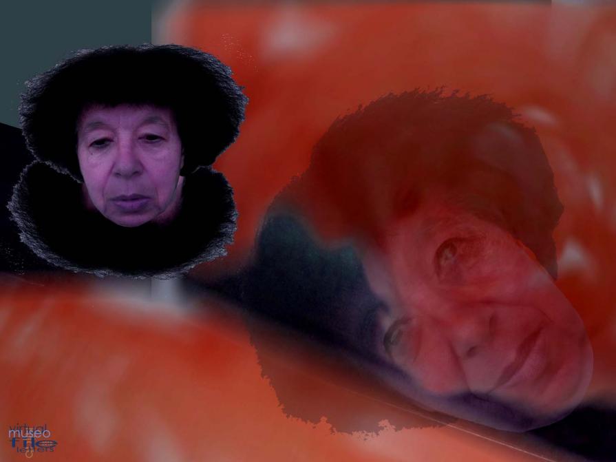 I capelli ricci di colore arancione I capelli ricci di colore arancione