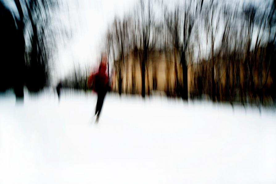 Running in snow