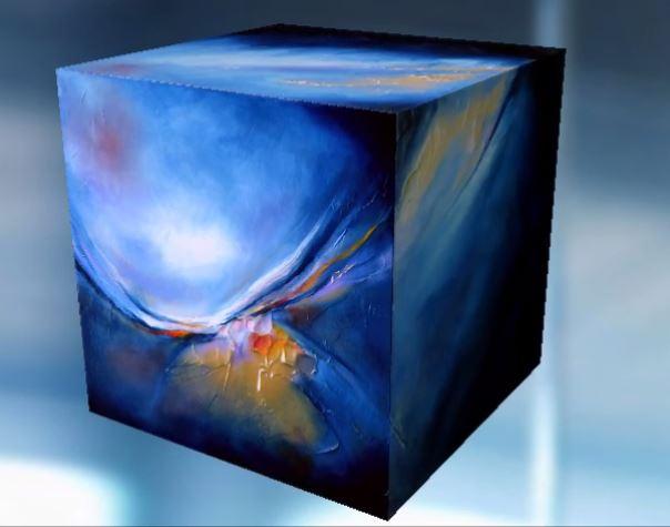 Awakening 3d in blue Awakening 3d in blue