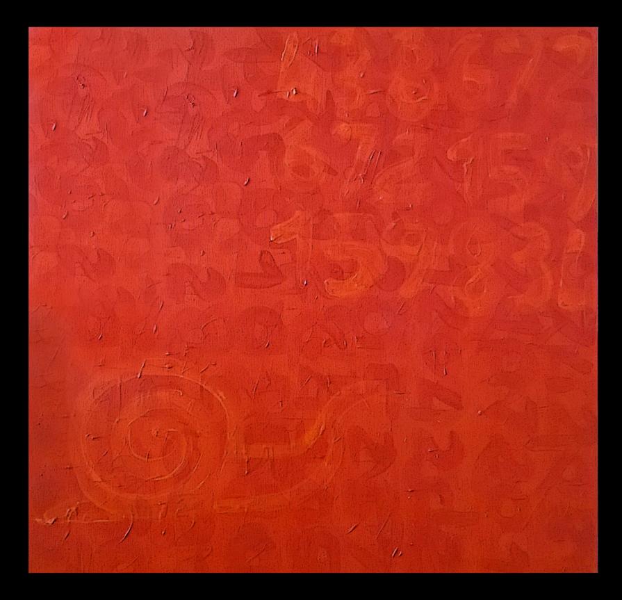 CERCO...NEL TEMPO... ...QUELL' ATTIMO D'INFINITA SAPIENZA... acrilico e pittura luminescente su tavoal 60x 60