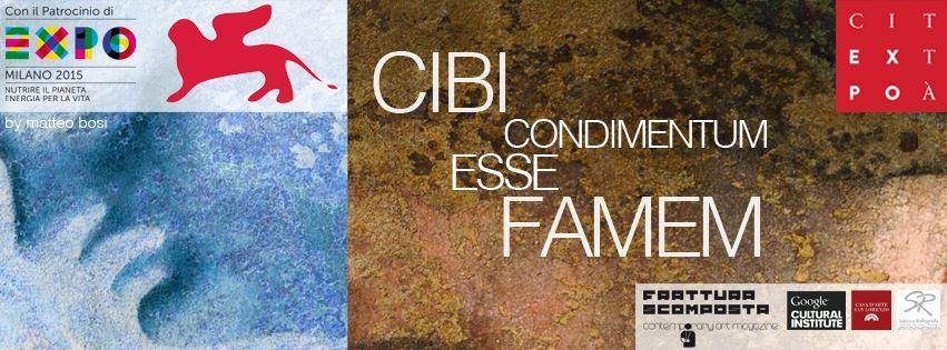 Cibi condimentum esse famem La fame è il condimento del cibo - Cicerone Cibi condimentum esse famem La fame è il condimento del cibo - Cicerone