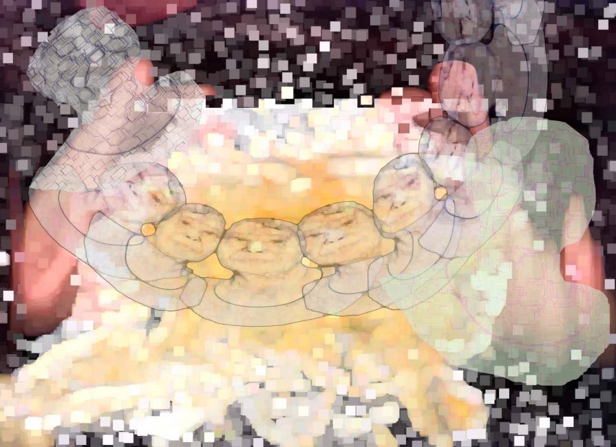 Lights of joy (pixel paintin)