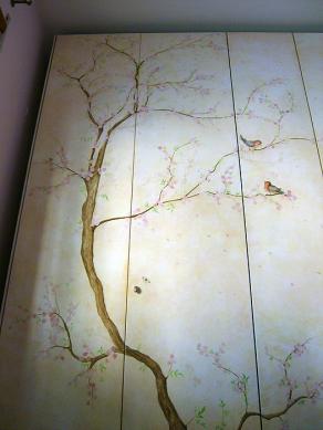 Painting on furniture