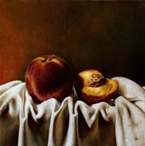 Natura morta con pesche