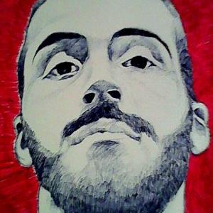 marco (biro blu e rossa)