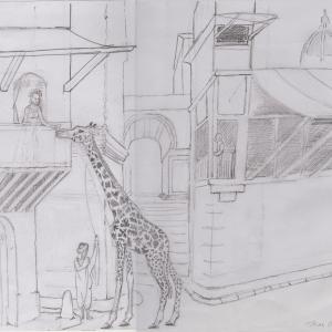 Feeding from the hands of Florentine ladies