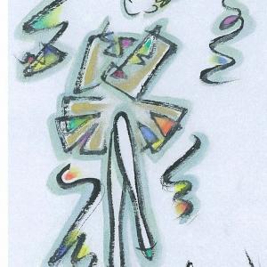 Lady in subway A train