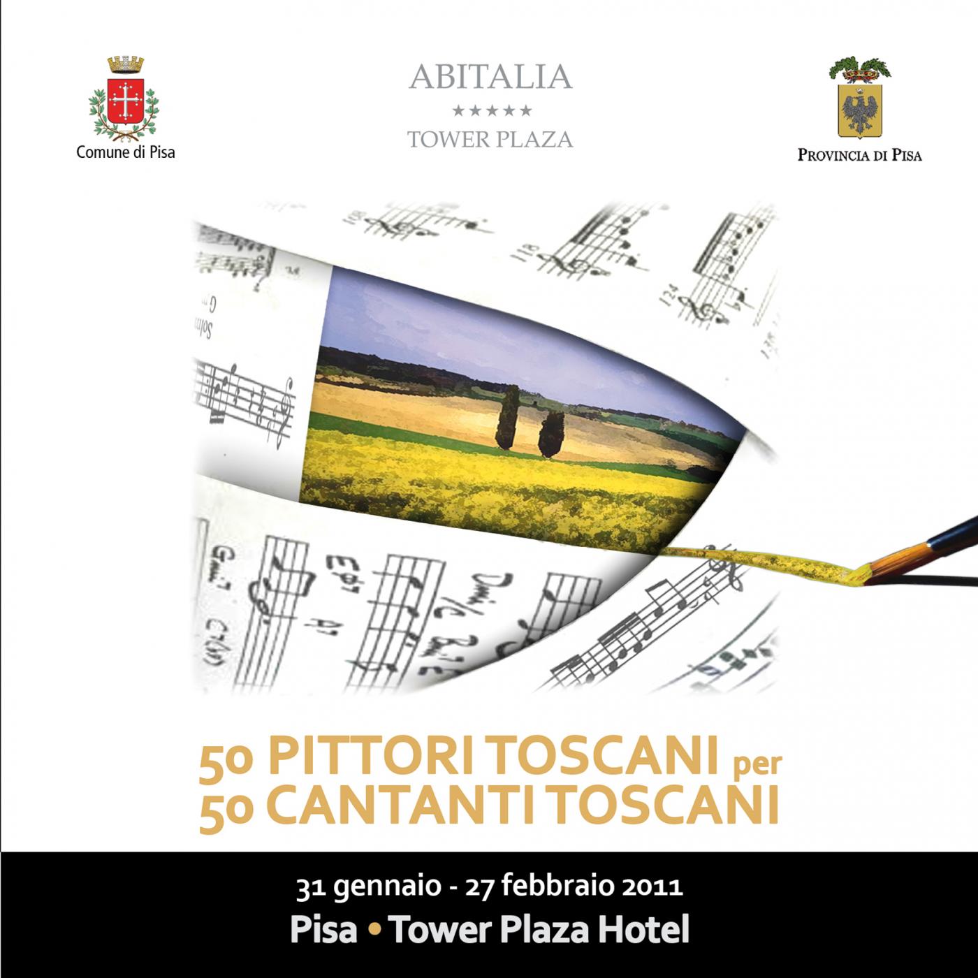 “50 pittori toscani per 50 cantanti toscani” “50 pittori toscani per 50 cantanti toscani”