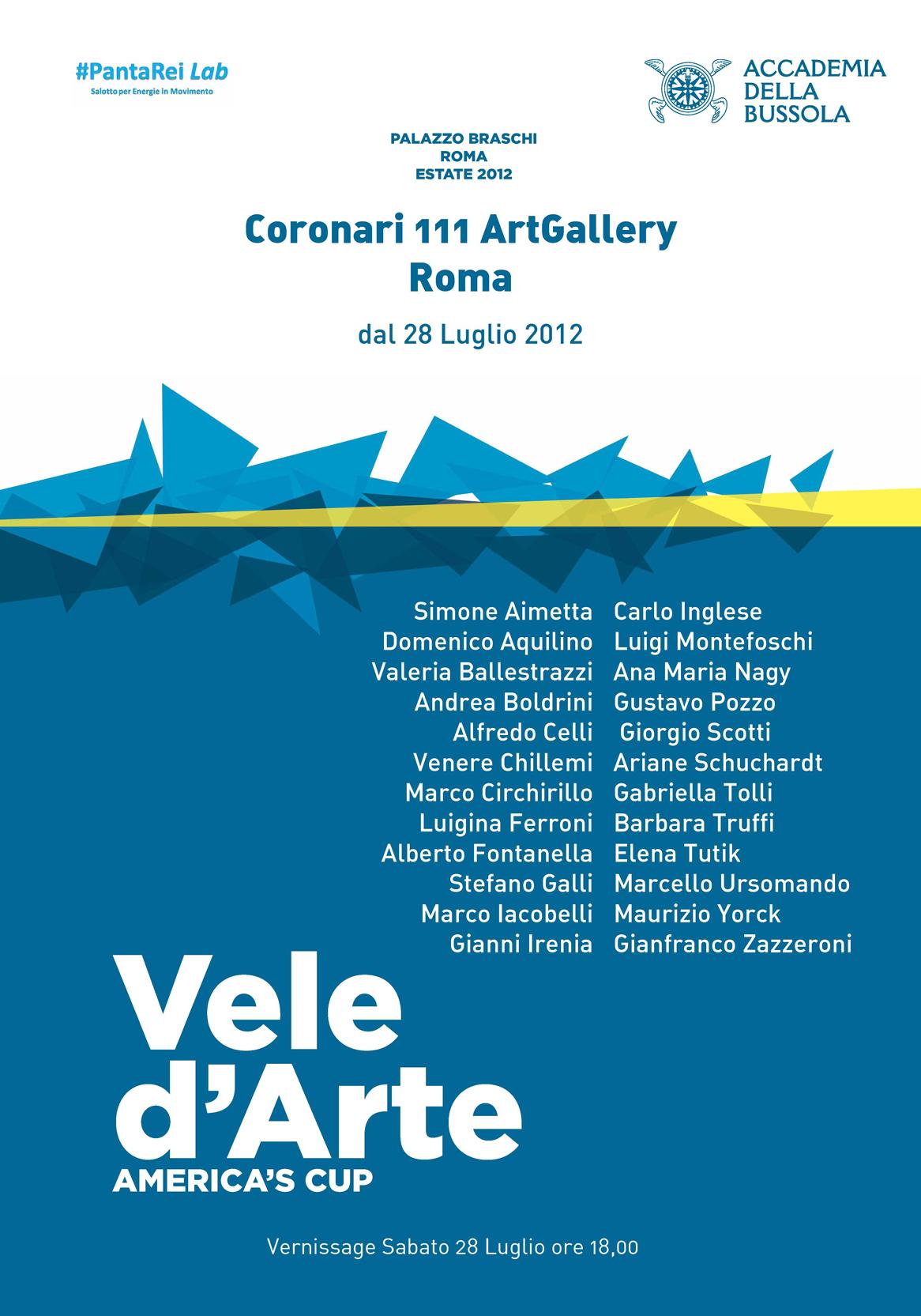 VELE D'ARTE alla Coronari ArtGallery VELE D'ARTE alla Coronari ArtGallery