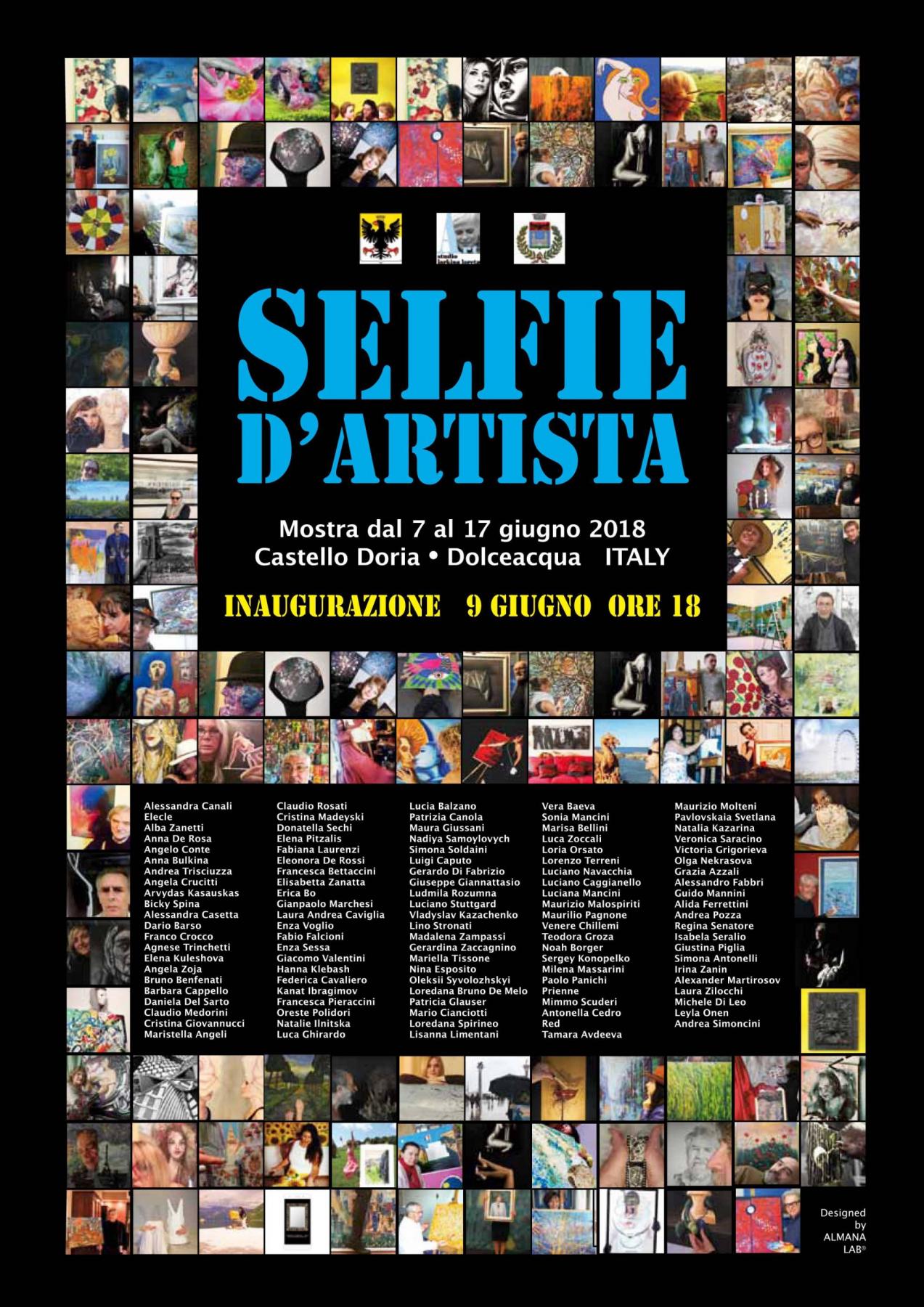 Maristella Angeli parteciperà a“Selfie d’artista” Art Dolceacqua 2018