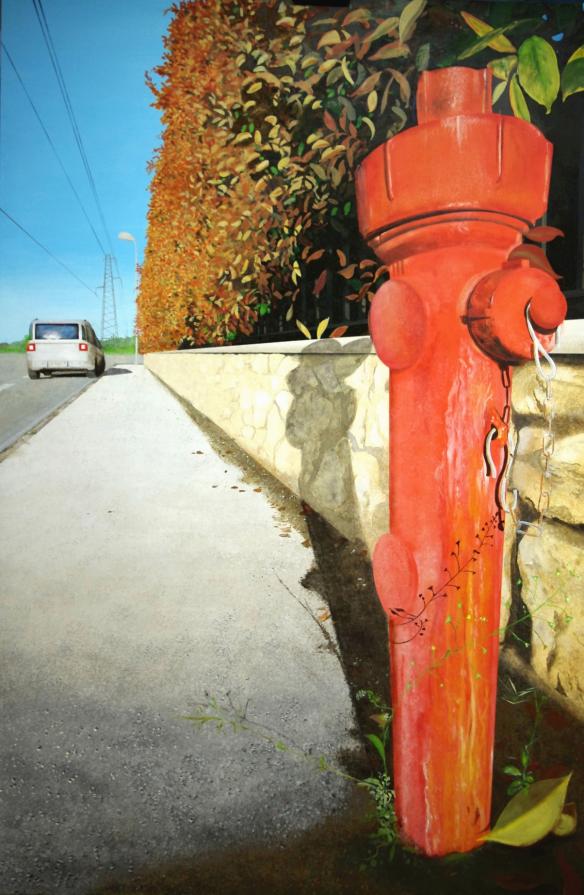 Visione di un idrante in ghisa