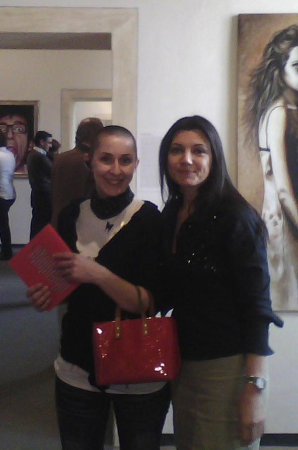 CATIA CANNATA e BARBARA GHISI  alla mostra IL RITRATTO E L'ANIMA a Revere di Barbara Ghisi