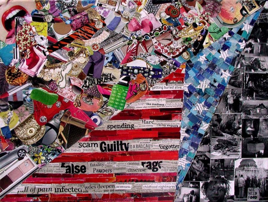 American Consumerism: you buy luxury goods they struggle to buy food American Consumerism: you buy luxury goods they struggle to buy food