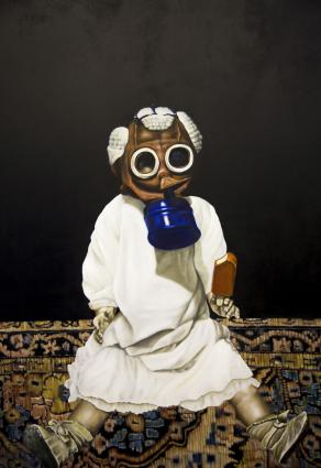 Mickey mouse gas mask