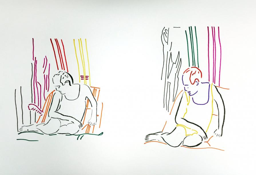 On the beach (Adorno)