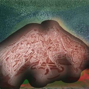 حفريات لرسموم انسان   Tracce di esistenza umana 