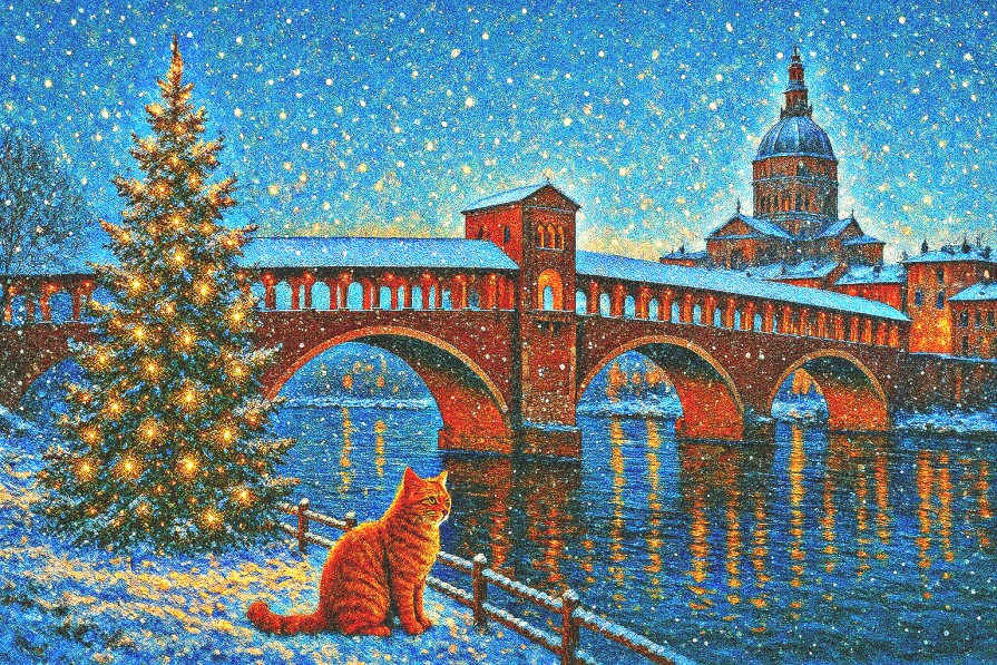 Ponte Vecchio.. il monumento che permette di attraversare il fiume Ticino