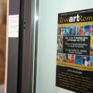 Foto del Vernissage LiveArtRoma II° Edizione -  12 Marzo 2016