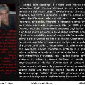 Il silenzio della coscienza Il silenzio della coscienza