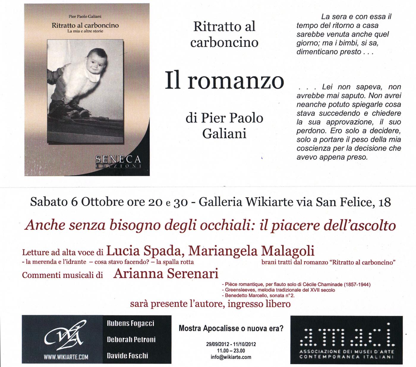 Ritratto al carboncino  di Pier Paolo Galiani