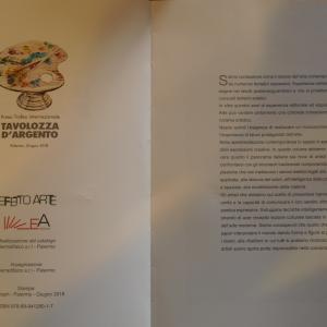 Ricevuto Primo Trofeo Internazionale "Tavolozza d'Argento"