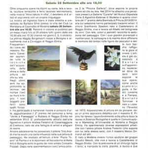 LE FOTO DI ALTRA NATURA IN VILLA fino al 25 ottobre CLUB LA MERIDIANA (MO)