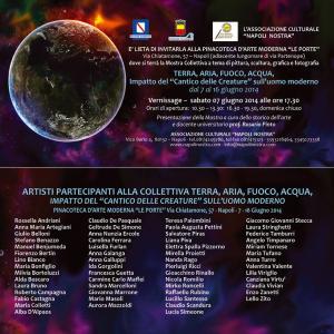 07-16 giugno 2014 Pinacoteca d'Arte Moderna "Le Porte" Napoli 07-16 giugno 2014 Pinacoteca d'Arte Moderna "Le Porte" Napoli