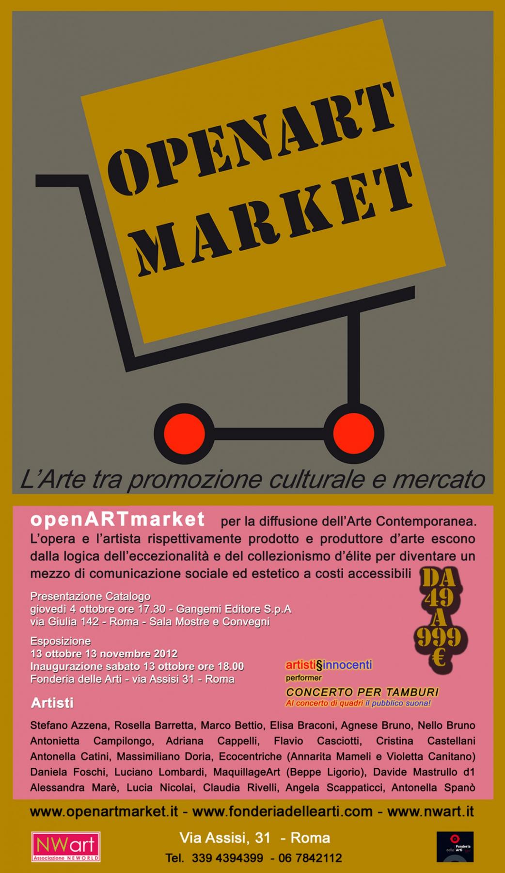 Quinta edizione OpenARTmarket / l'arte tra promozione culturale e mercato Quinta edizione OpenARTmarket / l'arte tra promozione culturale e mercato