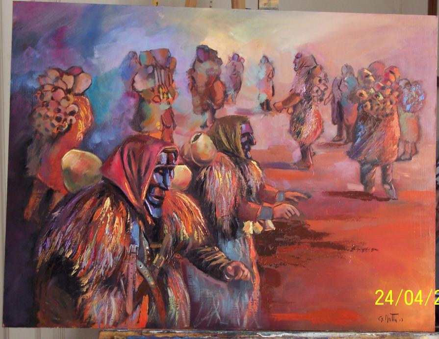 mamuthones,la danza mamuthones,la danza