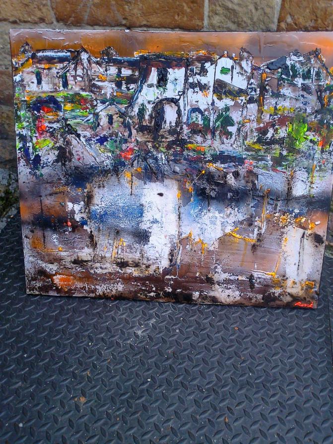 paesaggio estemporanea.......... citta di castello...................