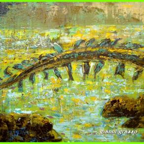 paesaggio con stagno