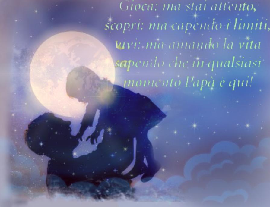 ...HO IMPARATO CHE QUANDO UN NEONATO STRINGE PER LA PRIMA VOLTA IL DITO DEL PADRE NEL SUO PICCOLO PU