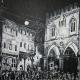 BOLOGNA:PIAZZA DELLA MERCANZIA DI NOTTE