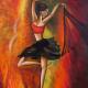 Sizzling Dance - Original Painting