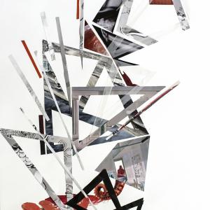 Paper cut collage (Snake) Paper cut collage (Snake)