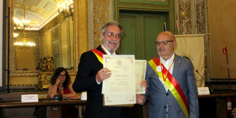 IL DOTT. GIUSEPPE LO CASCIO "ACCADEMICO DI SICILIA" IL DOTT. GIUSEPPE LO CASCIO "ACCADEMICO DI SICILIA"