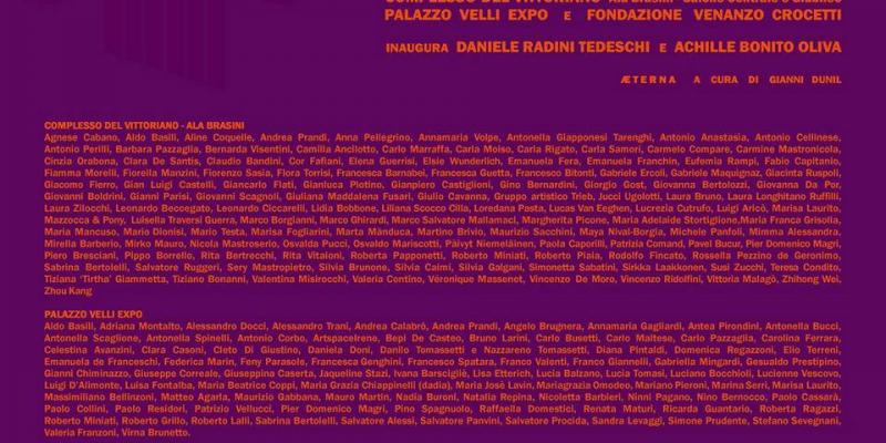  EXHIBITION OF THREE-YEAR VISUAL ARTS IN ROME