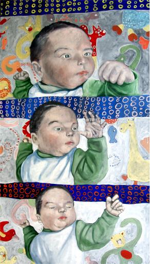 Baby sleeping. Sleep baby please