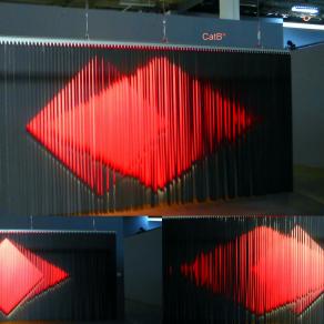 Rouge en mouvement - Julio Le Parc