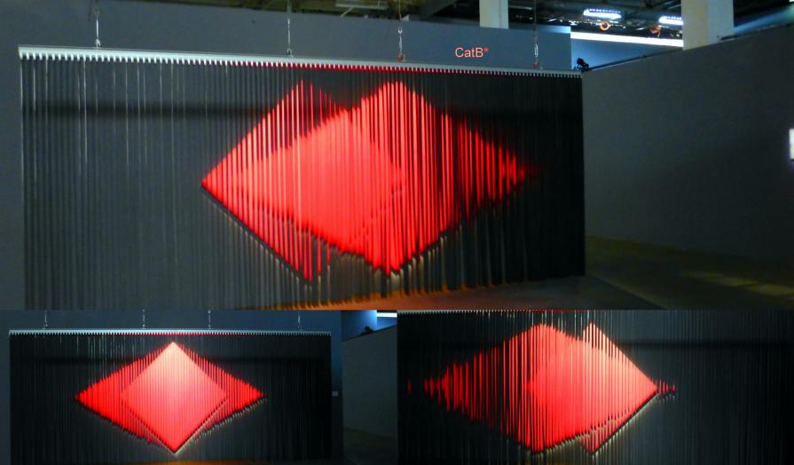 Rouge en mouvement - Julio Le Parc