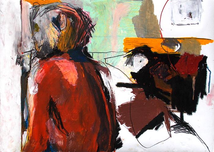 Uomo e donna sul letto