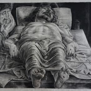 Copia da Mantegna - Cristo morto