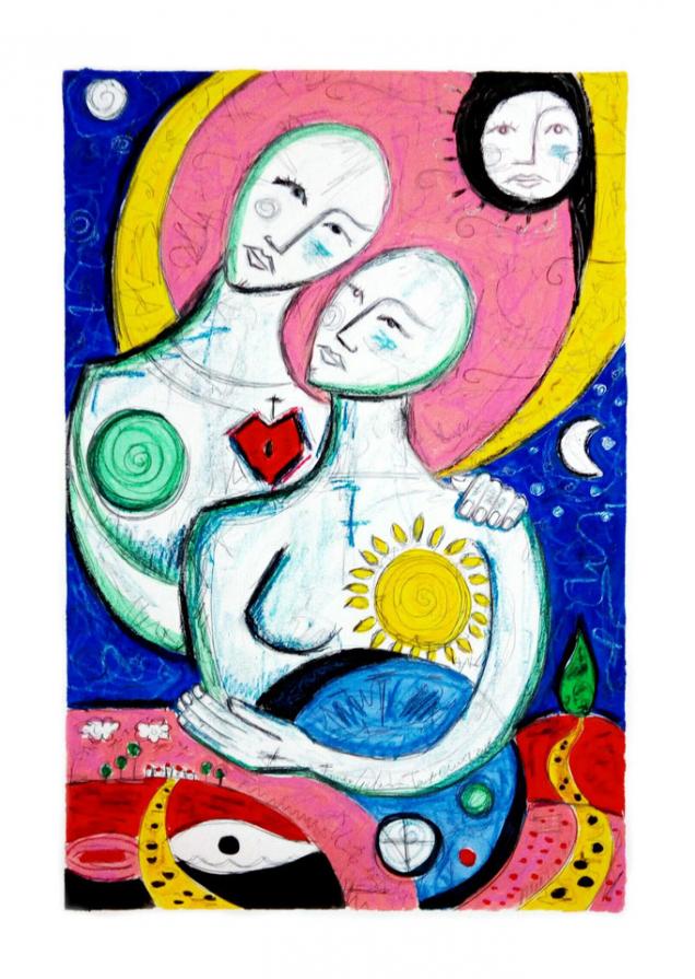 Tempo amore 70x50 Francisco Garden